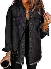 Helene™ | Zeitlose Jeansjacke für jeden Tag – Schwarz