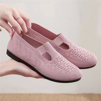 Damen Komfortable Ballerinas mit atmungsaktivem Design – Rosa