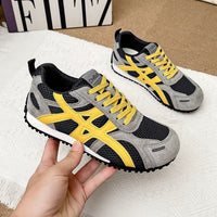 Damen Sportliche Lightweight Sneakers mit atmungsaktivem Obermaterial und rutschfester Sohle – Gelb
