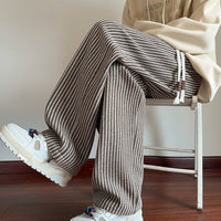 ANSGAR - WEITE STRICKHOSE – Braun