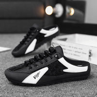 Damen Bequeme und sportliche Sneakers mit atmungsaktivem Obermaterial – Schwarz