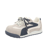 Damen Sneakers mit weichem Wildleder und innovativer Schnürtechnologie – Cremeweiß