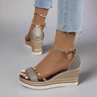 Anna | Elegante Komfort-Sandalen – Roségold