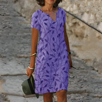 Mayeth - Stylisches Sommerkleid – Lila
