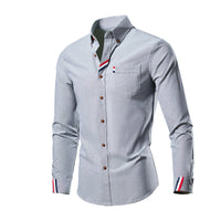 Konstantin | Herren Figurbetontes Business Hemd – Grau