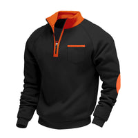 Julian | Herrenpullover modern sportlich und locker – Schwarz