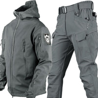 Nomad-Set | Wetterfeste Outdoor-Kombination – Grau