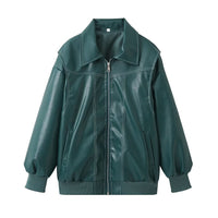 Clementine Übergroße Jacke – Grün