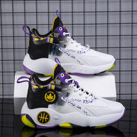 Damen Modische High-Top Sneakers mit innovativer Dämpfung und rutschfester Sohle – Lila