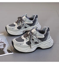 Damen Modische Sport-Sneaker mit innovativer Dämpfung und atmungsaktivem Obermaterial – Grau