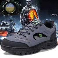 Herren Sportliche Trekking-Sneakers mit rutschfester Sohle und atmungsaktivem Obermaterial – Grau