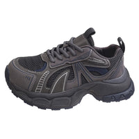 Damen Sportliche Atmungsaktive Sneakers mit gepolsterter Sohle und rutschfester Außensohle – Blau