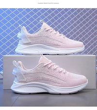 Damen Sportliche Sneakers mit flexibler Dämpfung und atmungsaktivem Obermaterial – Graurosa