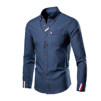 Konstantin | Herren Figurbetontes Business Hemd – Marine