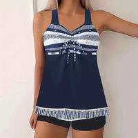 Klassisches Tankini Set Für Damen | Sommer – Dunkelblau