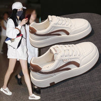 Damen Modische Sneakers mit sportlichem Profil und bequemem Fußbett – Khaki
