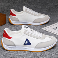 Damen Sportliche Sneakers mit atmungsaktivem Obermaterial und bequemer Sohle – Weiß