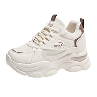Damen Sportliche Chunky Sneakers mit leichtem Obermaterial und atmungsaktiver Sohle – Beige