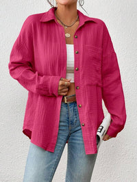 Kireliae - Hemd mit Button-down-Kragen – Rosa