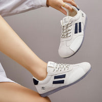 Damen Sportliche Freizeitschuhe mit rutschfester Laufsohle und atmungsaktivem Mesh-Heel – Weiß
