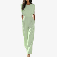 Sybella - Jumpsuit mit weichem Griff – Grün