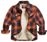 Max | Klassische Holzfäller-Jacke im Freizeitlook – Orange