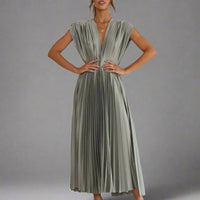 Alica | Elegantes Maxikleid für besondere Anlässe – Silber