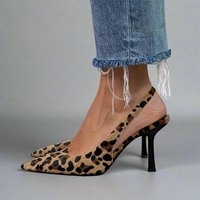 Brunhildis | Stilvolle Wildleder-Stilettos mit Komforteffekt – Khaki