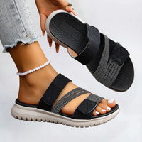 Marvella | Orthopädische Sandale für Damen – Schwarz