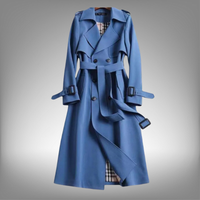 Rose | Klassischer Trenchcoat – Blau