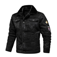 Andreas® | Warme und Vielseitige Lederjacke – Schwarz