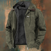 Emerich® | Kapuzenjacke mit Reißverschluss – Grün