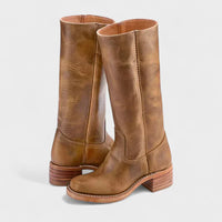 Stefanie | Damen Klassische Orthopädische Stiefel – Hellbraun