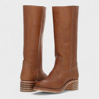 Stefanie | Damen Klassische Orthopädische Stiefel – Braun