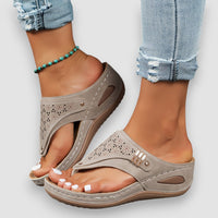 OrthoCloud | Ergonomische Wohlfühl Sandalen für aktive Sommertage – grau