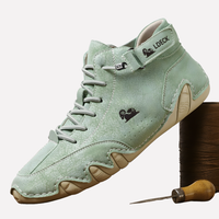 Orthopädische Herren Barfußschuhe mit Arch Support Leicht und Flexibel für Sommer – Grün