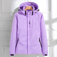Regenjacke Damen Elegant | Wasserdicht & Alltagstauglich – Lila