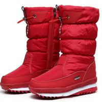 Millicent | Wasserdichte, rutschfeste Schneestiefel – ROT