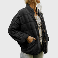 Marlene | Gefütterte Jacke – Schwarz