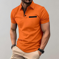Pavel | Herren Polohemd – Orange