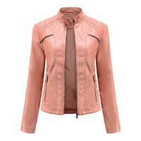 Viviana - Frauen Lederjacke – Rosa