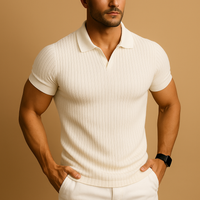 Roman | Herren Poloshirt Slim Fit Modern – Weiß