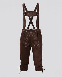 Anna | Damen Oktoberfest Trachten Lederhose – Dunkelbraun