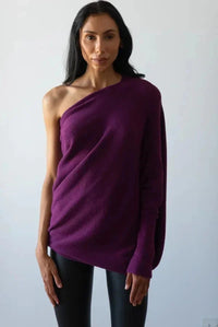 Sophia | Weicher Vielseitiger Pullover – Lila