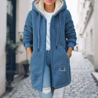 Damen Winter-Jacke mit Fleece-Futter | Warm & Kuschelig – Blau