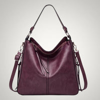 Allison | Damen Schicker Vielseitiger Leder Tasche – Lila