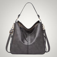 Allison | Damen Schicker Vielseitiger Leder Tasche – Grau