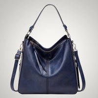 Allison | Damen Schicker Vielseitiger Leder Tasche – Blau