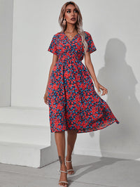 Carla | Elegantes und einzigartiges Kleid – Rot