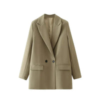 Elegante Damen-Blazer für Büro und Freizeit - Business Profesional – Oliv